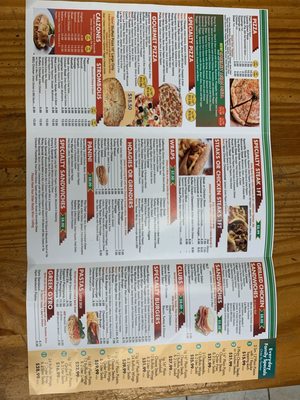 Temple II Pizza menu 6